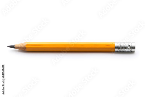 Yellow Pencil isolated on white background