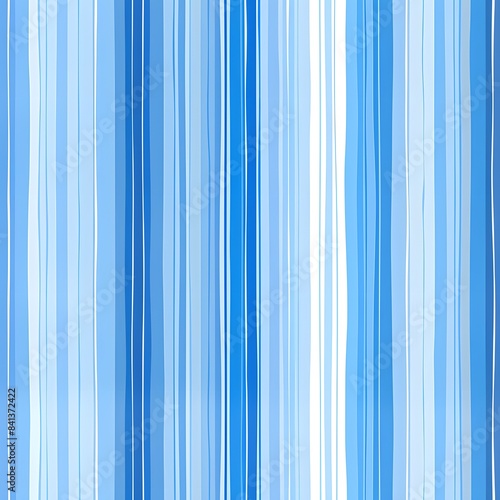 A blue and white striped background with a blue stripe