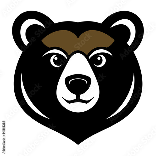 Bear Face Vector Logo Illustration