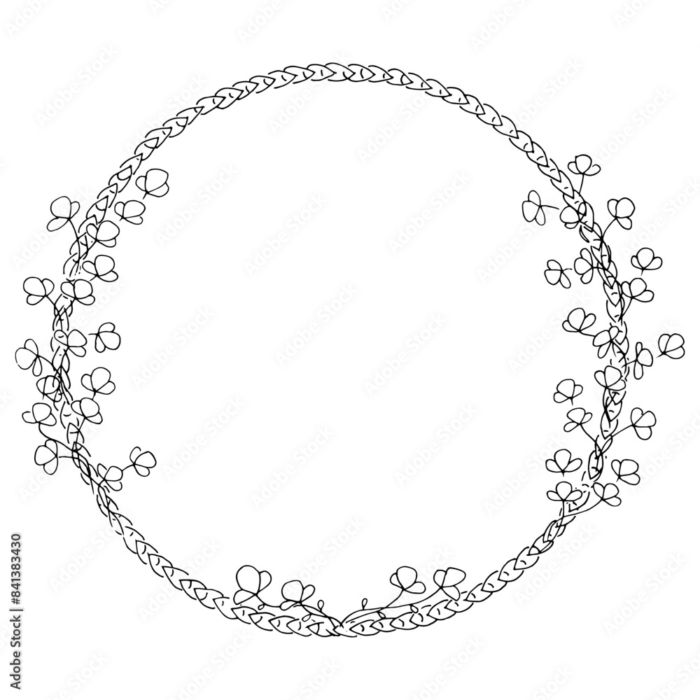 Hand drawn floral arrangement for invitation and greeting cards Hand drawn floral arrangement for invitation and greeting cards