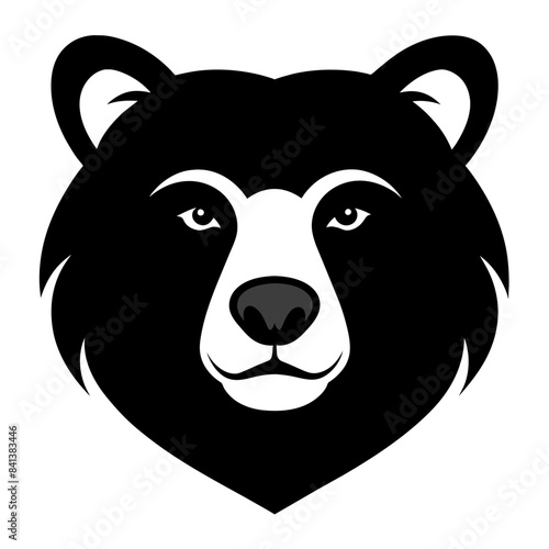 Bear Face Vector Logo Illustration