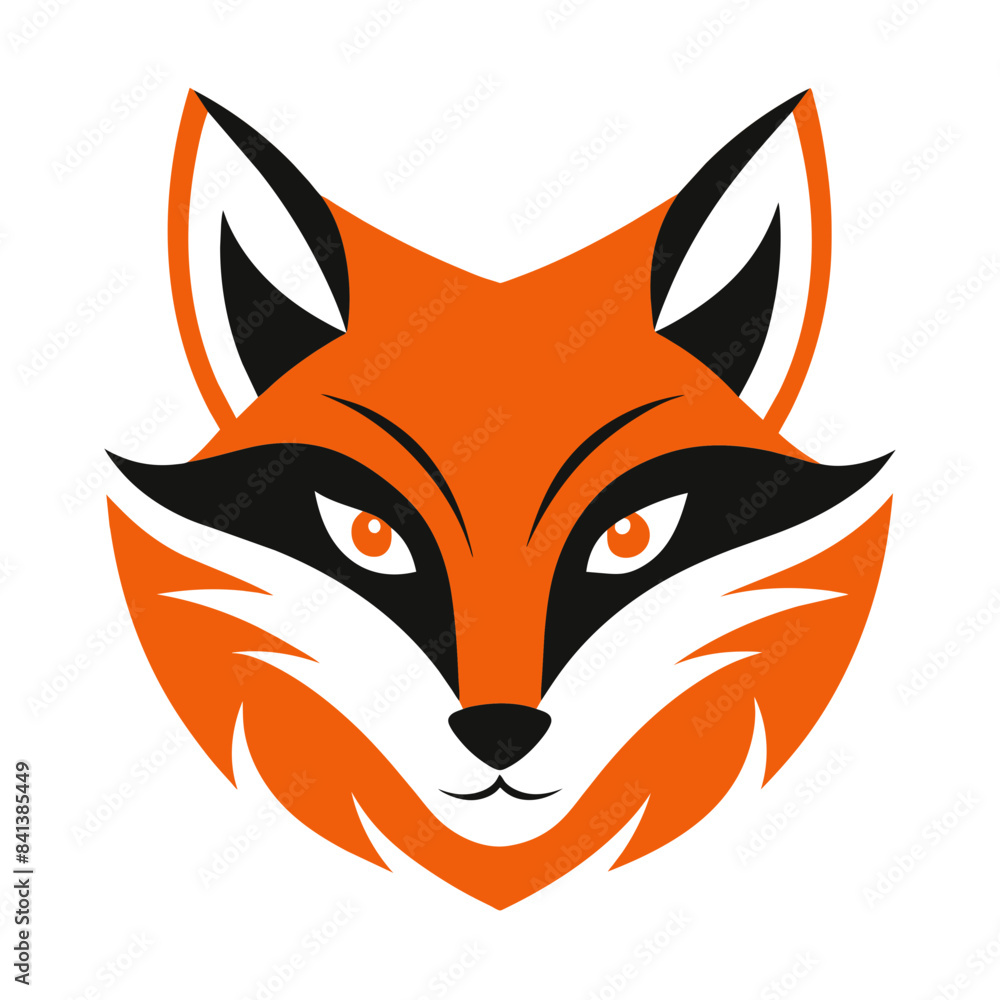 Fox Logo Vector Illustration on White Background Fox Logo Vector Illustration on White Background