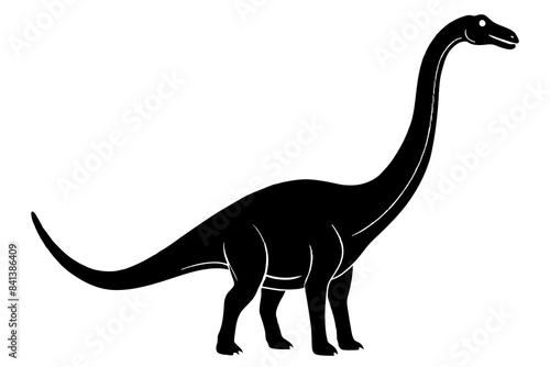 brachiosaurus vector illustration