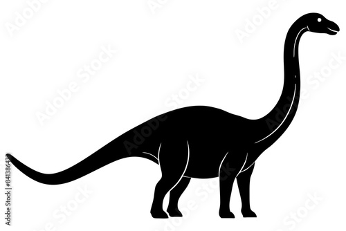 brachiosaurus vector illustration