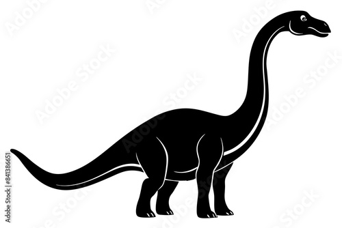brachiosaurus vector illustration