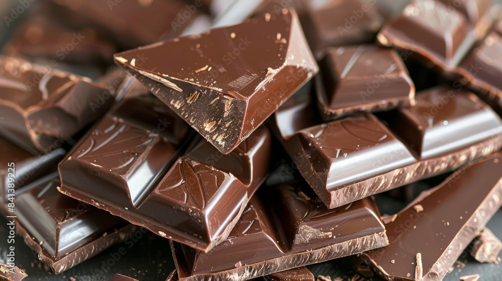 Close-up bunch of chocolate bars Close-up bunch of chocolate bars