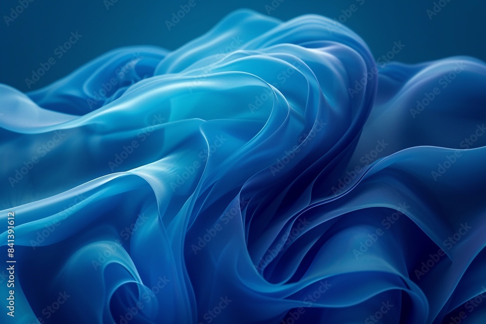 Obraz premium Modern colorful flow poster. Wave Liquid shape in black color background. Art design for your design project.