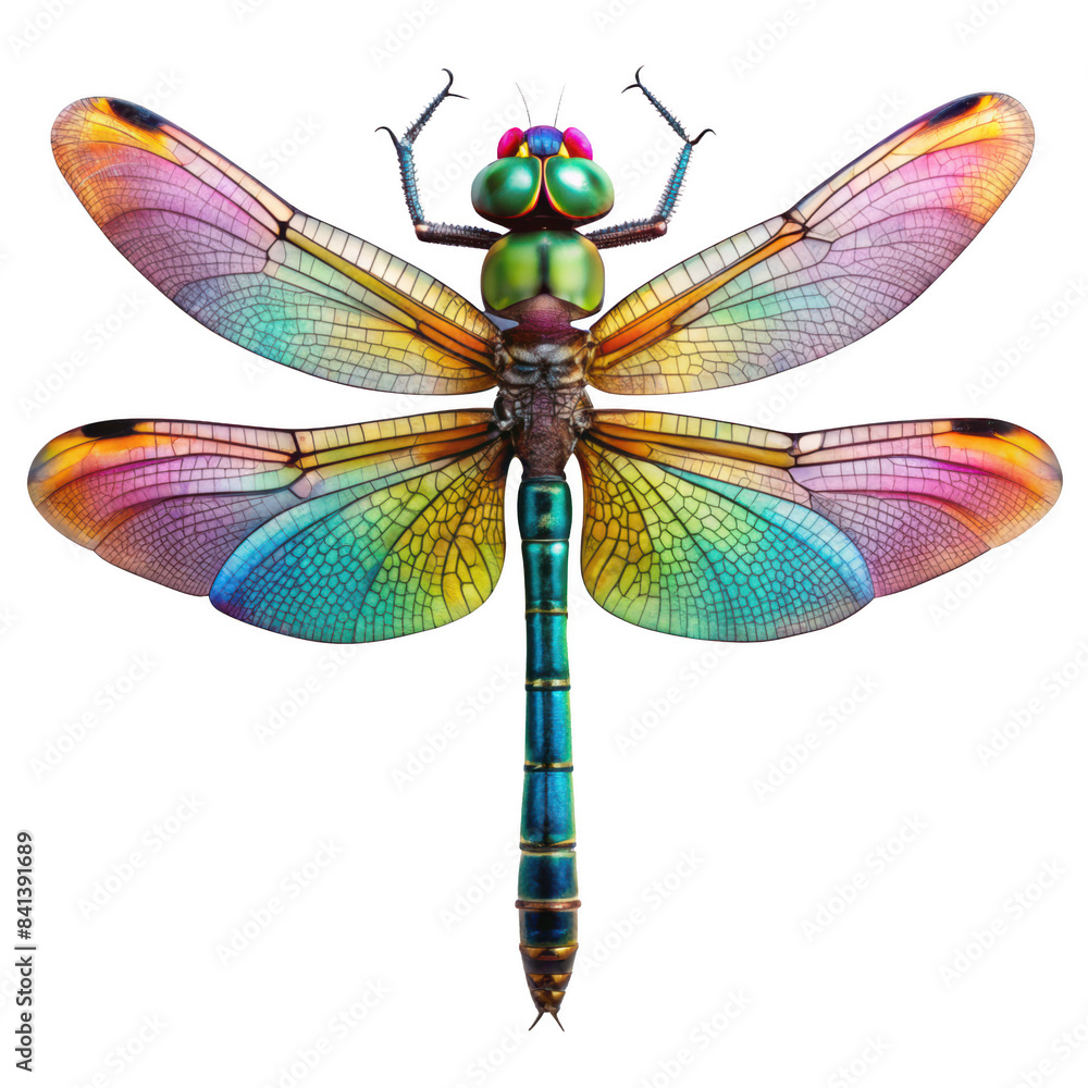 Colorful Dragonfly Illustration Colorful Dragonfly Illustration