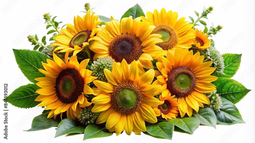 sunfloweมr pattern for background decoration. sunfloweมr pattern for background decoration.