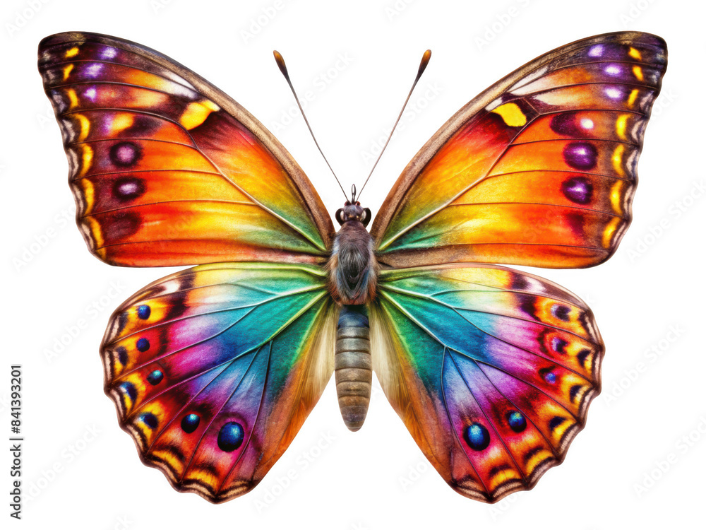 Colorful Butterfly Illustration Colorful Butterfly Illustration