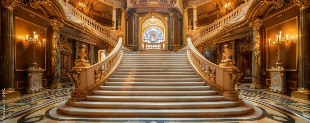 Fototapeta premium Staircase in an old palace