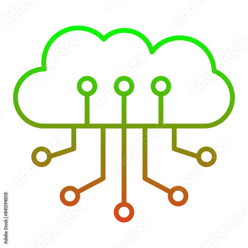 Cloud computing Icon