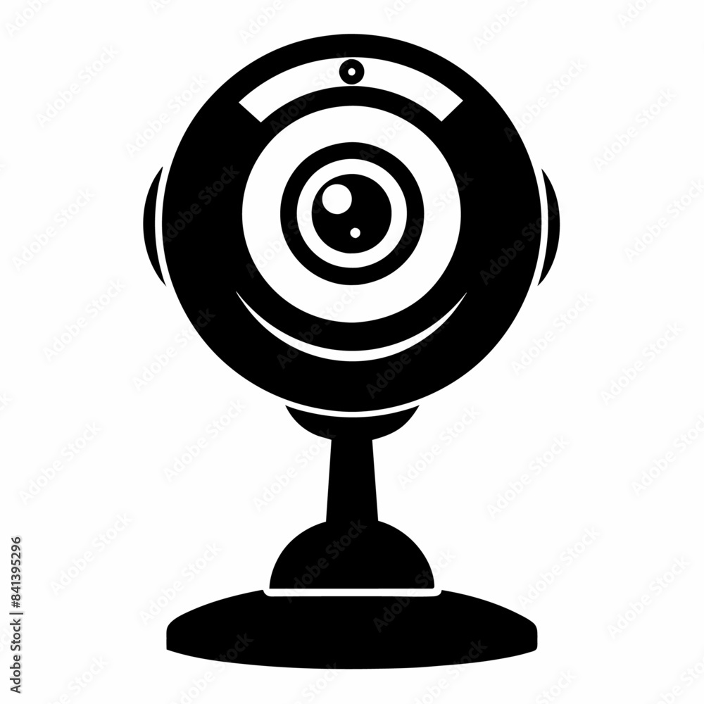 Webcam black silhouette illustration
Webcam black silhouette illustration