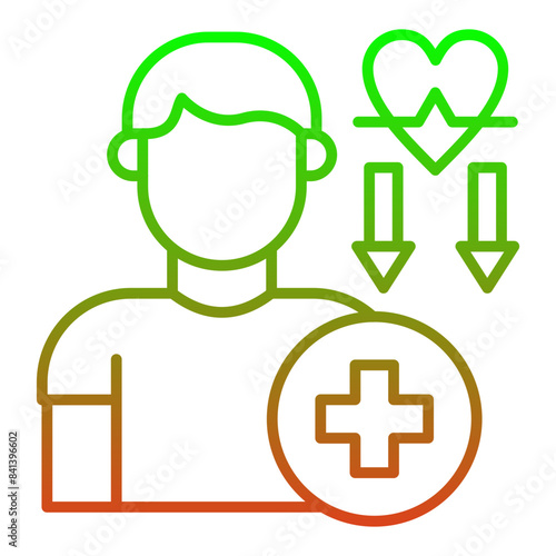 Sick patient Icon