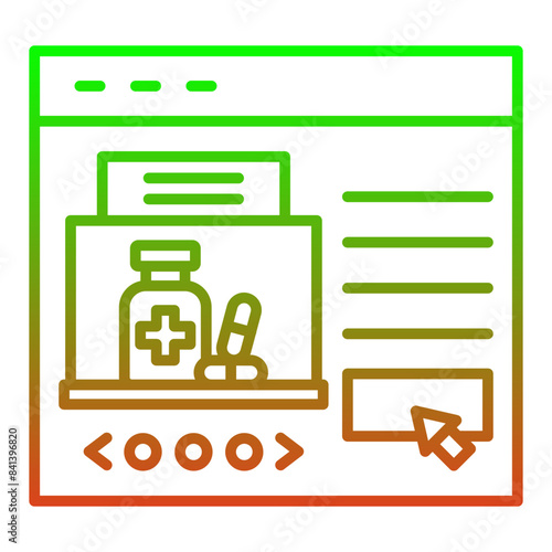 Online pharmacy Icon