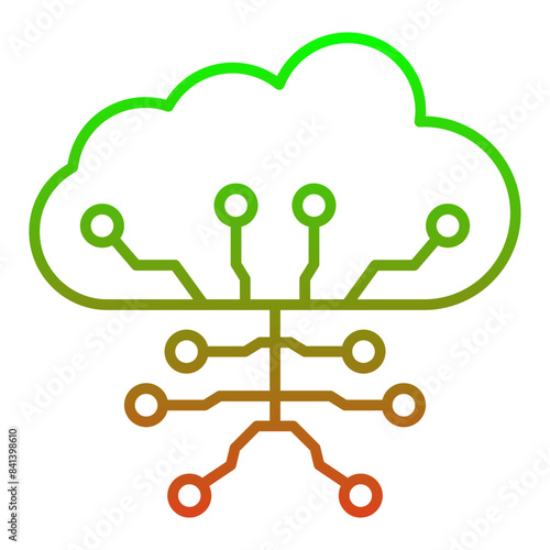 Cloud computing Icon