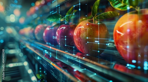 Stored images of fruits are used to train the AI technology in the automated sorter for seamless and accurate sorting. photo