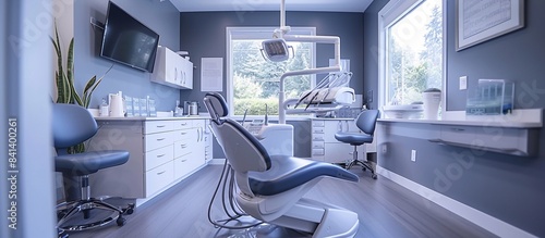 This is Interior of modern dental clinic.