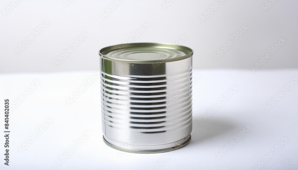Aluminium can, tin container. Food preservation or canning container mock-up. Aluminium can, tin container. Food preservation or canning container mock-up.