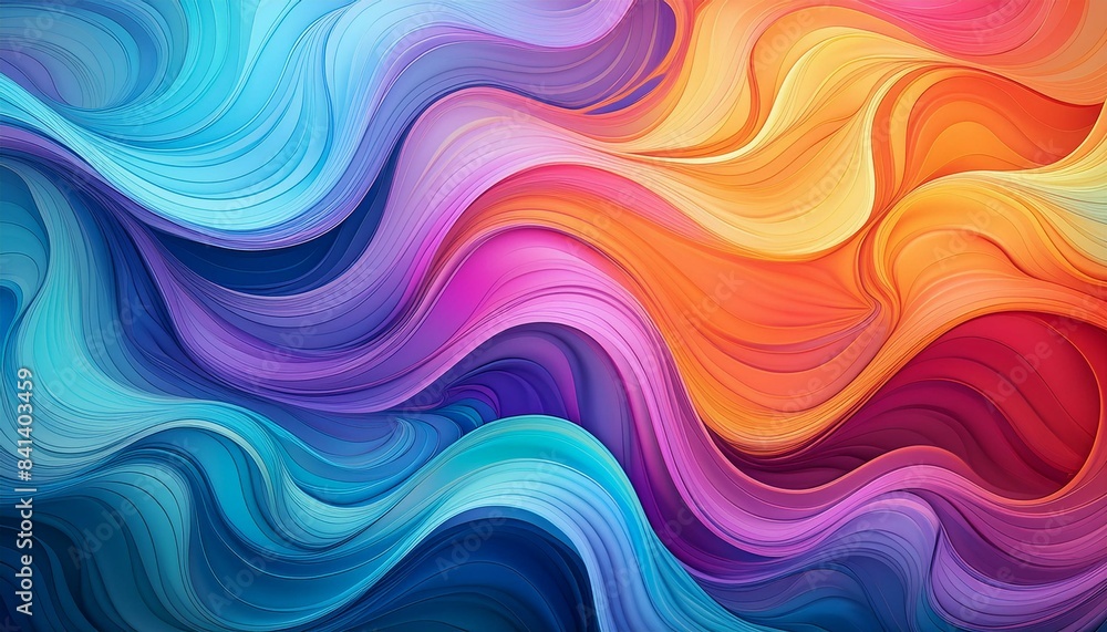 Colorful Swirls and Waves abstract background Colorful Swirls and Waves abstract background