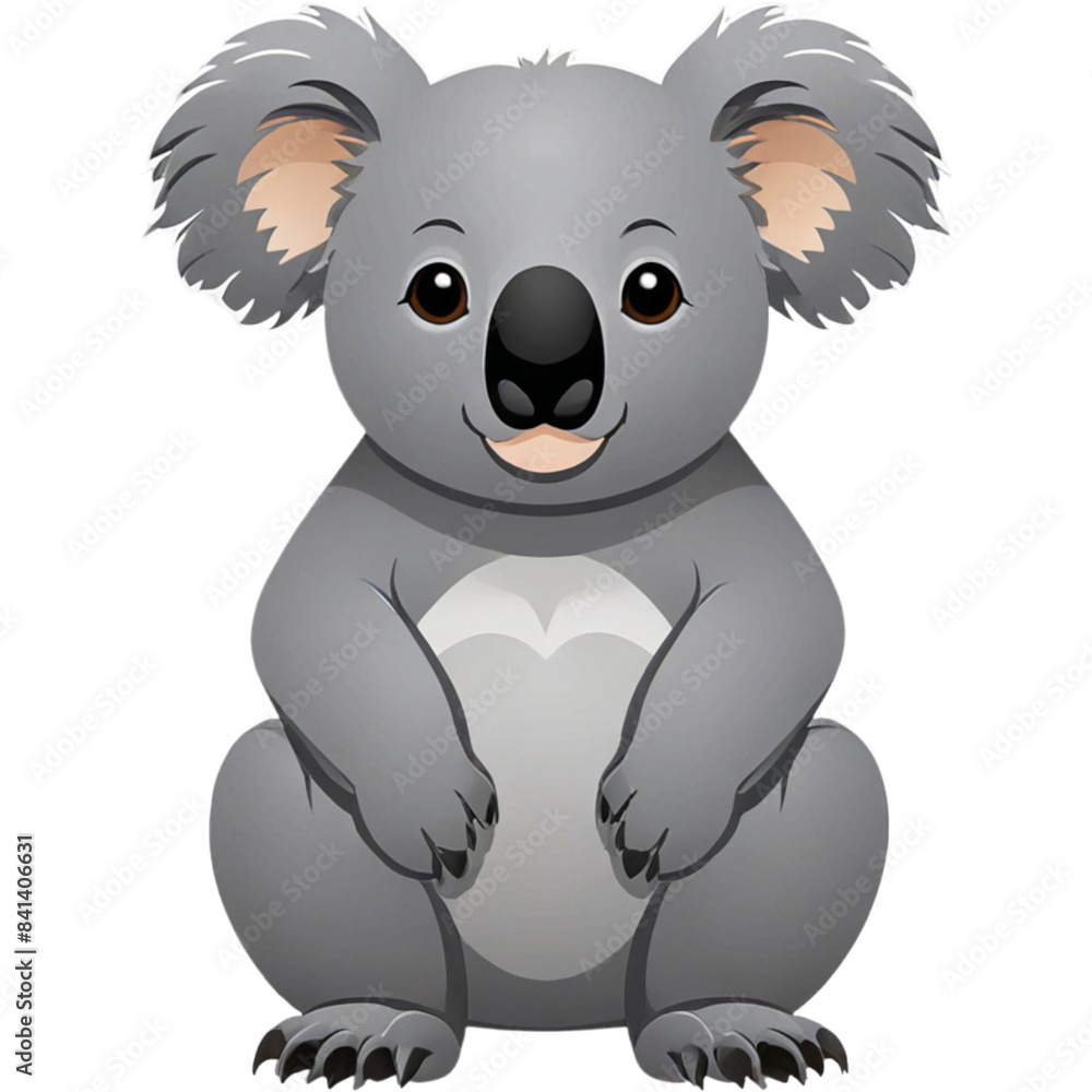 Fototapeta premium Grey delightful koala