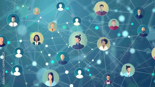 background with circles technology