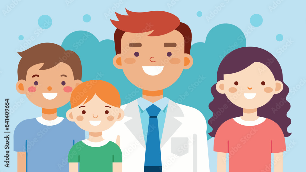 family dentist vector illustration family dentist vector illustration