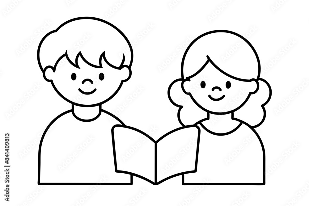 english courses for children silhouette vector illustration english courses for children silhouette vector illustration