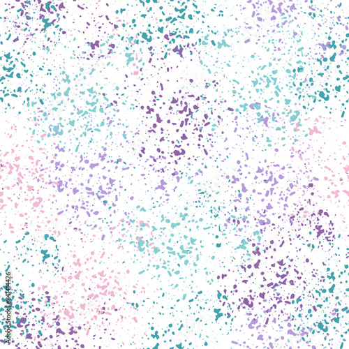 Bubbly colorful hand drawn seamless pattern.