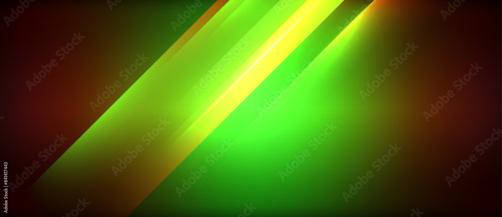 Neon dynamic diagonal light rays background. Techno digital geometric concept design for wallpaper, banner, presentation, background Neon dynamic diagonal light rays background. Techno digital geometric concept design for wallpaper, banner, presentation, background