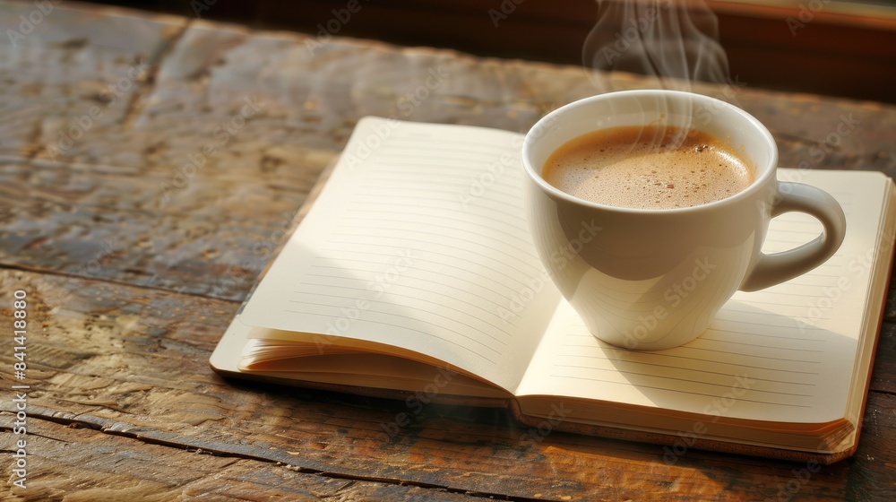 Coffee Notepad Inspiration Ideas. Generative AI Coffee Notepad Inspiration Ideas. Generative AI