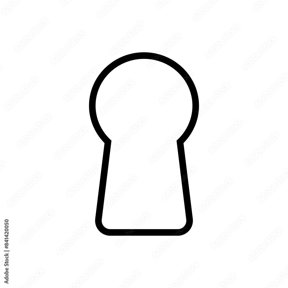 Keyhole vector icon. Lock illustration sign. Key symbol or logo. Keyhole vector icon. Lock illustration sign. Key symbol or logo.