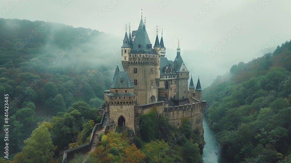 Historic marvelious castle scene