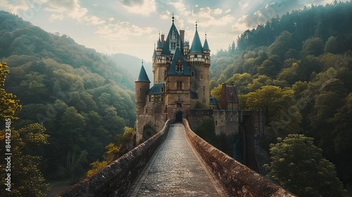 Historic marvelious castle scene