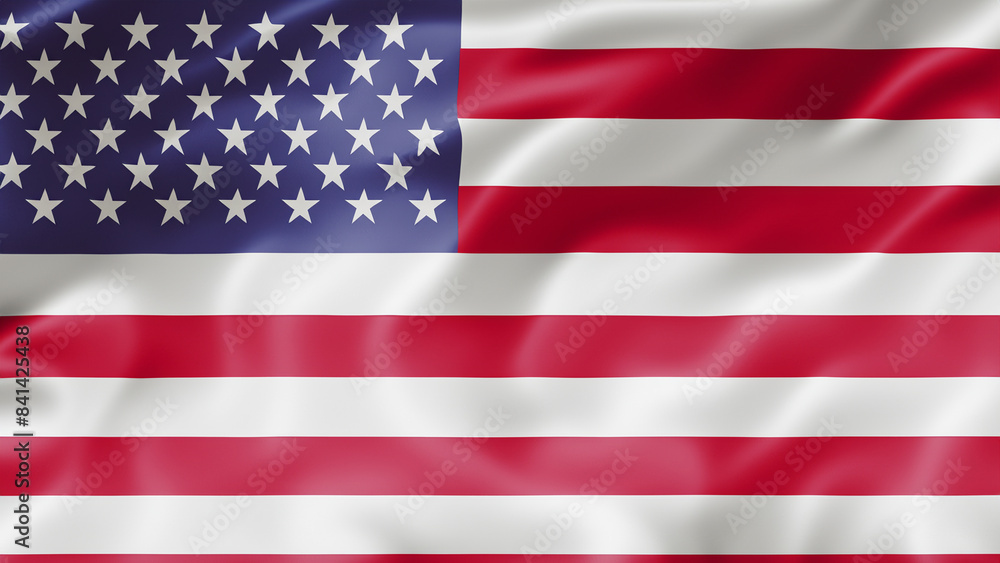 Obraz premium American Independence day background with american flag 