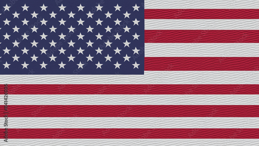 Naklejka premium American Independence day background with american flag