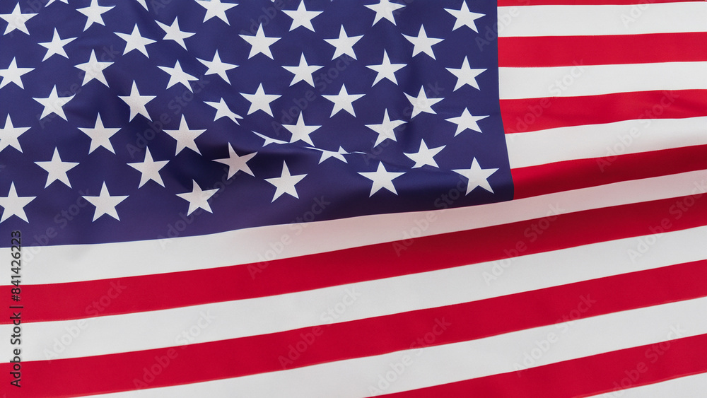 Obraz premium American Independence day background with american flag 