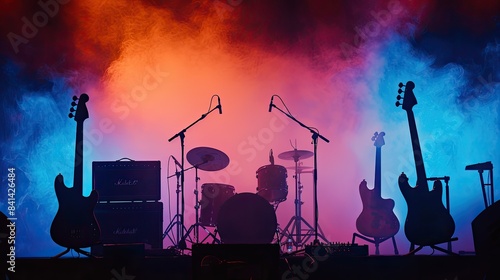 Instruments stage festival. Generative AI