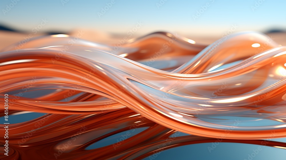 **Abstract background featuring flowing lines with receded glass effect,Image #3 @BAN ME?