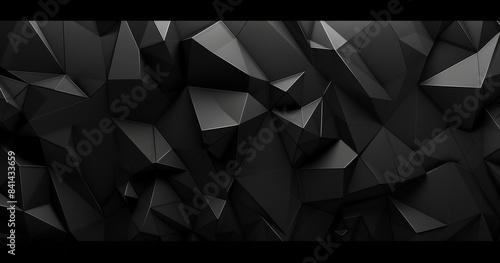 The background is composed of polygons in an abstract geometric pattern. This was generated using AI. photo