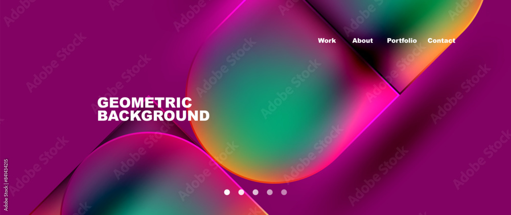 Round squares, circles with fluid gradients. Vector Illustration For Wallpaper, Banner, Background, Card, Book Illustration, landing page Round squares, circles with fluid gradients. Vector Illustration For Wallpaper, Banner, Background, Card, Book Illustration, landing page