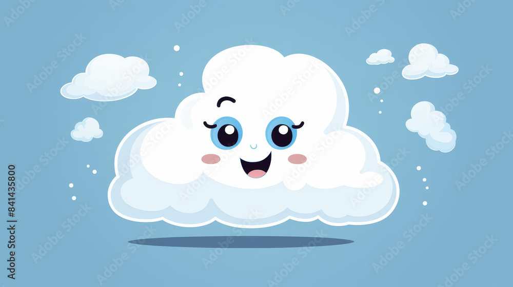 Engage your audience with a quirky cartoon cloud and speech bubble design for Generative AI content. Engage your audience with a quirky cartoon cloud and speech bubble design for Generative AI content.