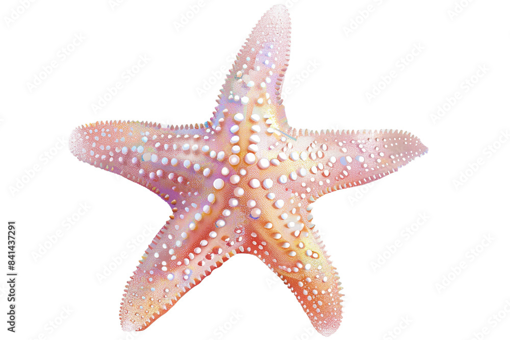 pastel starfish isolated on transparent background pastel starfish isolated on transparent background