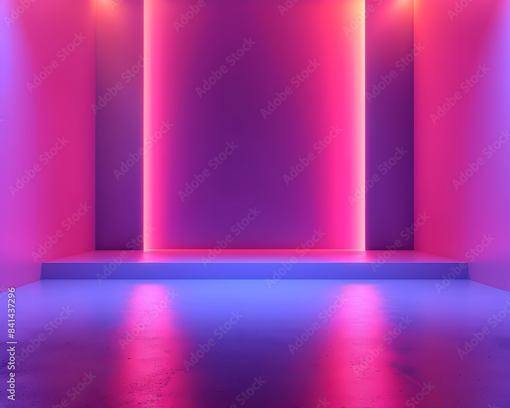 Vibrant Neon Gradient Backdrop for Stylish Product Presentations Vibrant Neon Gradient Backdrop for Stylish Product Presentations