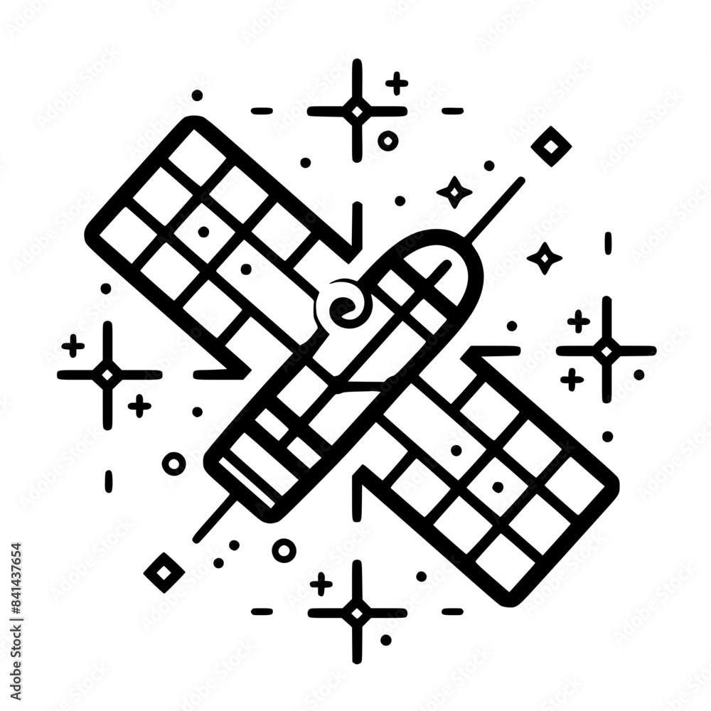 Satellite Single Icon Satellite Single Icon