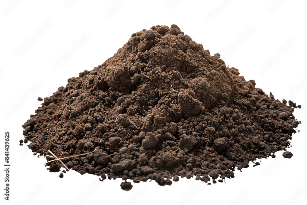 pile of soil isolated on transparent background pile of soil isolated on transparent background