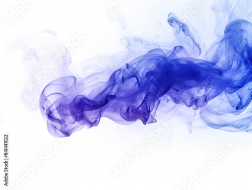 Smoke color and texture on a pure white background foggy misty hazy vapor cloudy ashen murky pattern fluid vapor vape © Michael