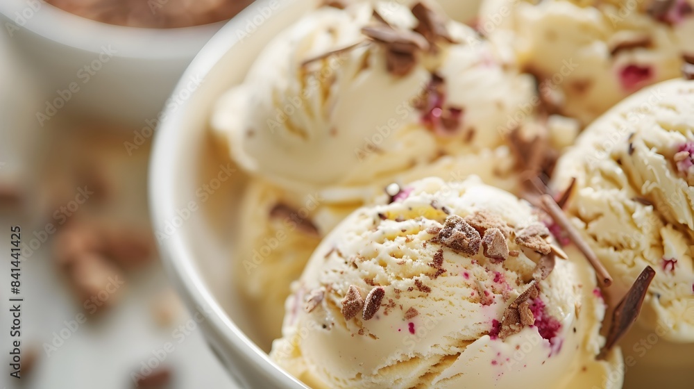 Artisanal Gourmet Ice Cream with Luxurious Ingredients and Elegant Presentation Artisanal Gourmet Ice Cream with Luxurious Ingredients and Elegant Presentation