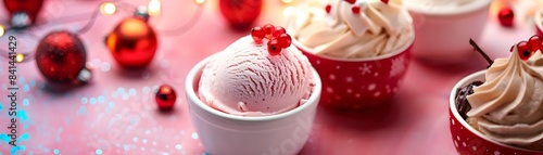 Festive Holiday Ice Cream T...