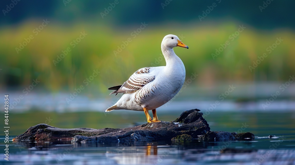 Bar headed Goose on background. Generative Ai Bar headed Goose on background. Generative Ai